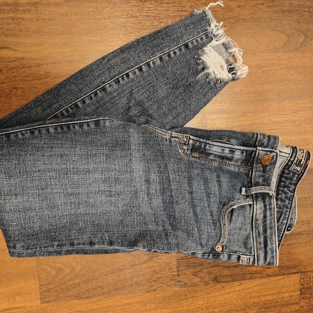 Abercrombie & Fitch Mid Rise Super Skinny Ankle Jeans 28/ 6 S